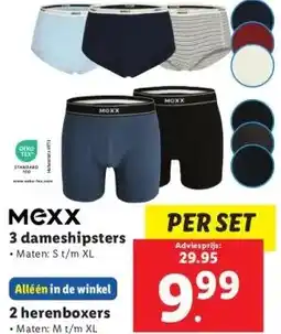 Lidl 3 dameshipsters aanbieding