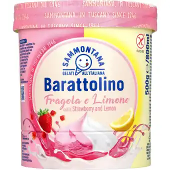 Albert Heijn Sammontana Barattolino strawberry and lemon aanbieding