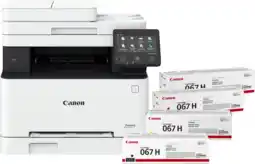 Coolblue Canon I-SENSYS MF655CDW + 1 set extra XL toners aanbieding