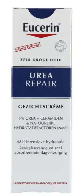 De Online Drogist Eucerin UreaRepair Gezichtscrème 5% Urea aanbieding