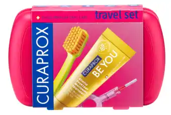 De Online Drogist Curaprox Travel Set Magenta aanbieding