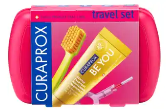 De Online Drogist Curaprox Travel Set Magenta aanbieding