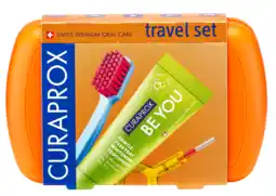 De Online Drogist Curaprox Travel Set Oranje aanbieding