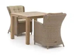 Kees Smit Intenso Milano/ROUGH-S 90cm dining tuinset 3-delig aanbieding