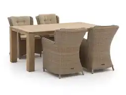 Kees Smit Intenso Milano/ROUGH-X 180cm dining tuinset 5-delig aanbieding