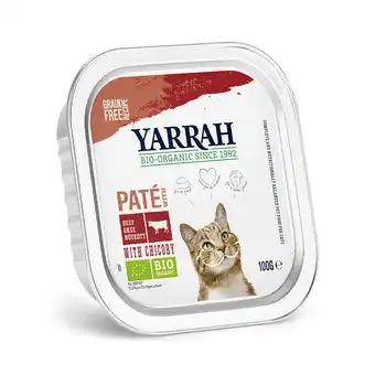 Zooplus 6x100g biologisch paté Rund met Cichorei Yarrah Kattenvoer aanbieding