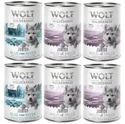 Zooplus 10% korting! Wolf of Wilderness Mixpakketten - Mixpakket: 4x Eend & Kalf, 2x Kip & Zalm aanbieding