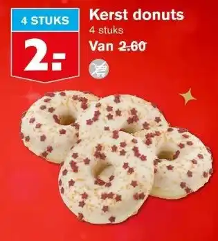 Hoogvliet Kerst donuts aanbieding