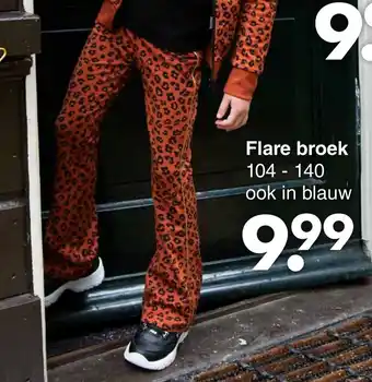 Wibra Flared broek aanbieding