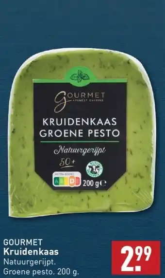 ALDI GOURMET Kruidenkaas aanbieding