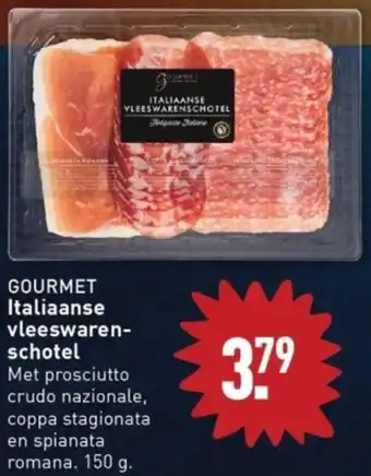 ALDI GOURMET Italiaanse vleeswarenschotel aanbieding