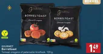 ALDI GOURMET Borreltoast aanbieding