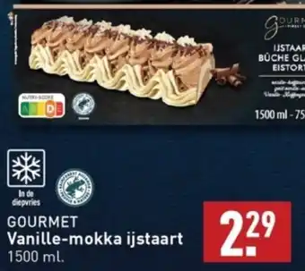 ALDI GOURMET Vanille-mokka ijstaart aanbieding