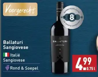 ALDI Ballaturi Sangiovese aanbieding