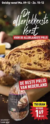 ALDI GOURMET Luxe stol aanbieding