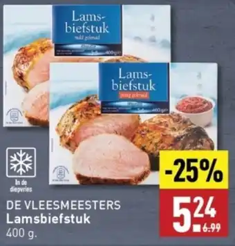 ALDI DE VLEESMEESTERS Lamsbiefstuk aanbieding