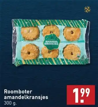 ALDI Roomboter amandelkransjes aanbieding