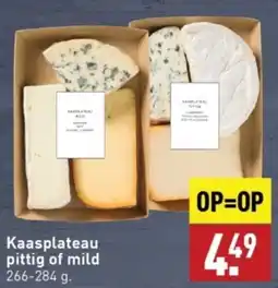 ALDI Kaasplateau pittig of mild aanbieding