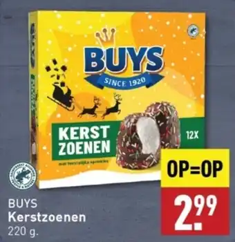 ALDI BUYS Kerstzoenen aanbieding