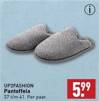 ALDI Up2fashion pantoffels aanbieding