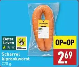 ALDI Scharrel kiprookworst aanbieding