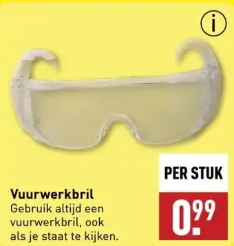 ALDI Vuurwerkbril aanbieding