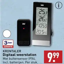 ALDI Krontaler digitaal weerstation aanbieding