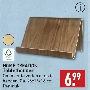 ALDI Home creation tablethouder aanbieding