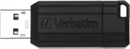 Bol.com Verbatim USB Stick - Uitschuifbaar - 16 GB - 2.0 USB - Zwart aanbieding