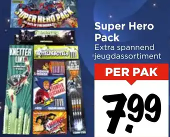 Vomar Voordeelmarkt Super Hero Pack aanbieding