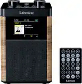 Bol.com LENCO PDR-060WD - Portable DAB+/FM Radio Bluetooth 10W Speaker 14H Batterij - Zwart aanbieding