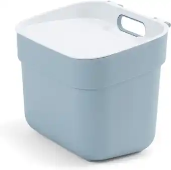 Bol.com Curver Ready to Collect Prullenbak - GFT - 5L - Blauw/Lichtgrijs aanbieding