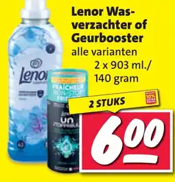 Nettorama Lenor wasverzazchter of geurbooster aanbieding