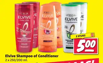 Nettorama Elvive shampoo of conditioner aanbieding