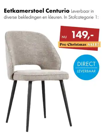 Woonsquare Eetkamerstoel Centurio aanbieding