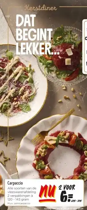 Jumbo Carpaccio aanbieding