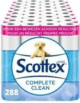 Bol.com Scottex Toiletpapier - Compleet Schoon - Voordeelverpakking 288 rollen aanbieding