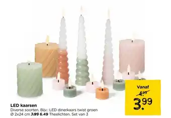 Xenos LED kaarsen aanbieding