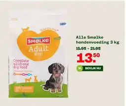 Welkoop Alle Smølke hondenvoeding 3 kg aanbieding