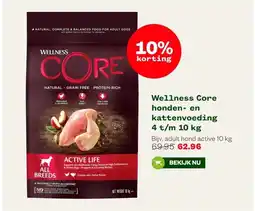 Welkoop Wellness Core honden- en kattenvoeding 4 t/m 10 kg aanbieding