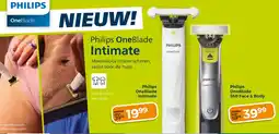 Trekpleister Philips OneBlade Intimate aanbieding