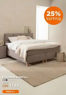 TotaalBED Boxspring Sundfall aanbieding