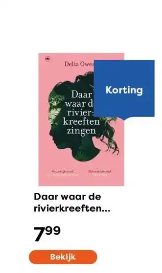 The Read Shop Daar waar de rivierkreeften zingen aanbieding