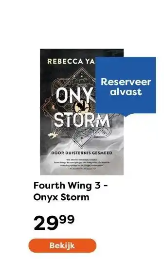 The Read Shop Fourth Wing 3 - Onyx Storm aanbieding