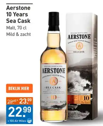 Gall & Gall Aerstone 10 Years Sea Cask aanbieding
