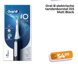 Trekpleister Oral-B elektrische tandenborstel i03 Matt Black aanbieding