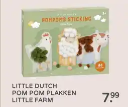 Prenatal LITTLE DUTCH POM POM PLAKKEN LITTLE FARM aanbieding