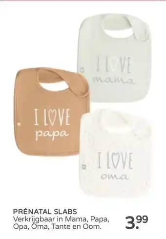 Prenatal PRÉNATAL SLABS aanbieding