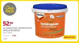 Praxis ALABASTINE VOORSTRIJK SNELDROGEND aanbieding