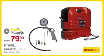 Praxis EINHELL COMPRESSOR aanbieding